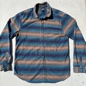 Men's Billabong Flannel Multicolor Plaid M Grunge Surf 90s Rock Distressed PNW